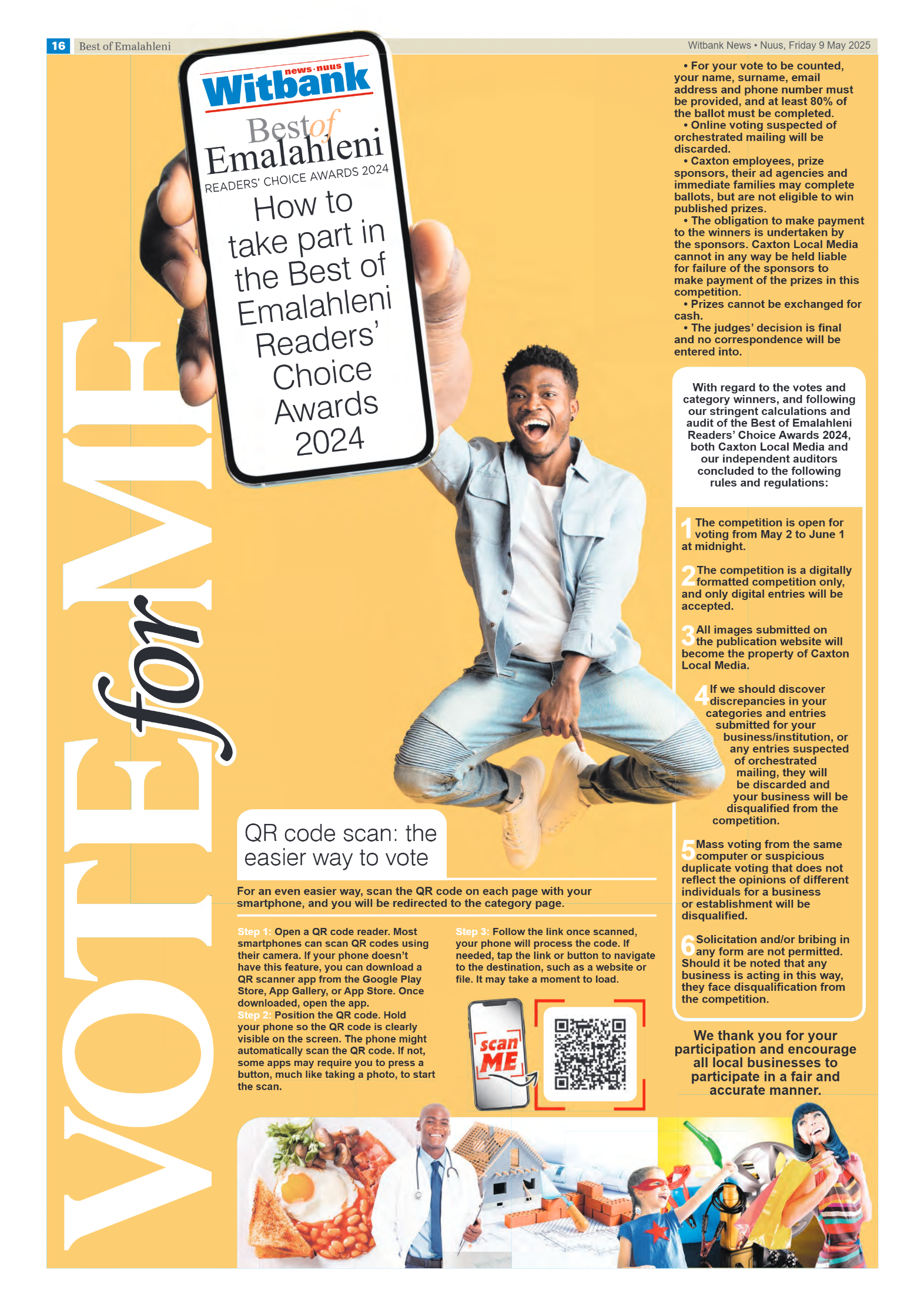 Best of Emalahleni Readers’ Choice Awards nominations 2024 page 16