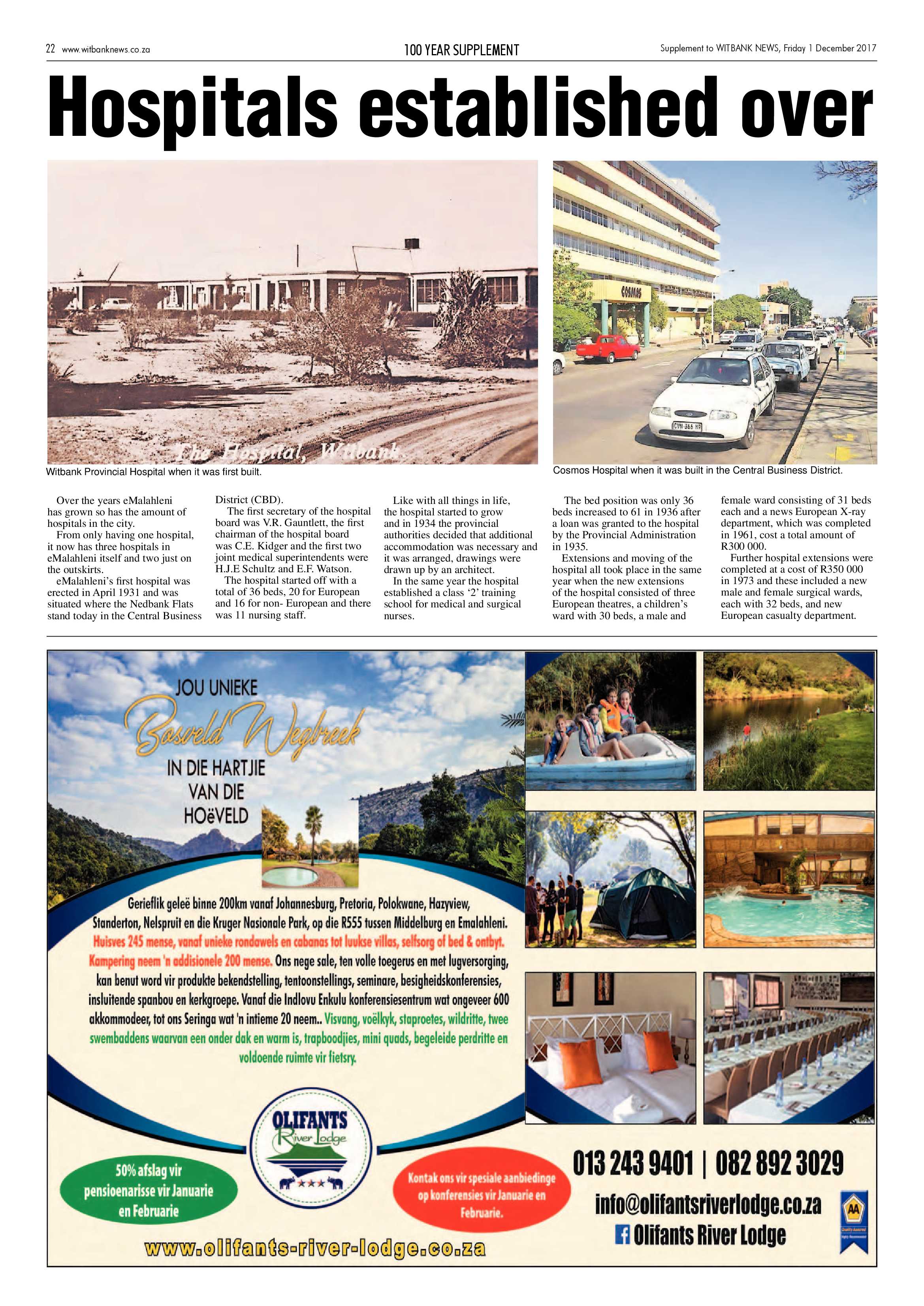 Witbank News 100 Year Supplement page 22