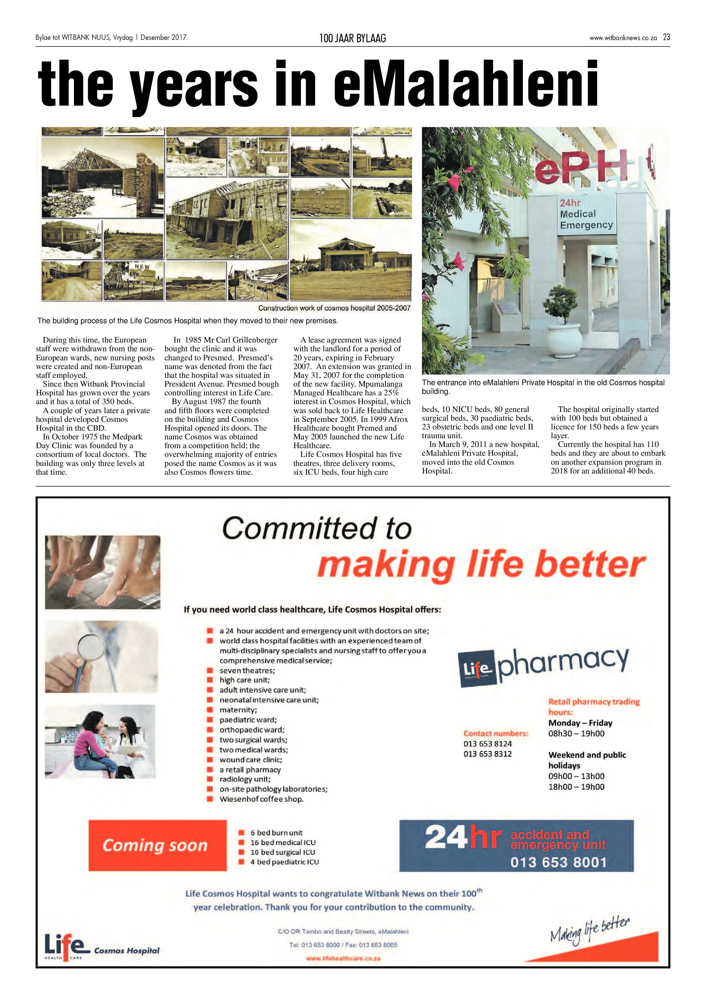 Witbank News 100 Year Supplement page 23