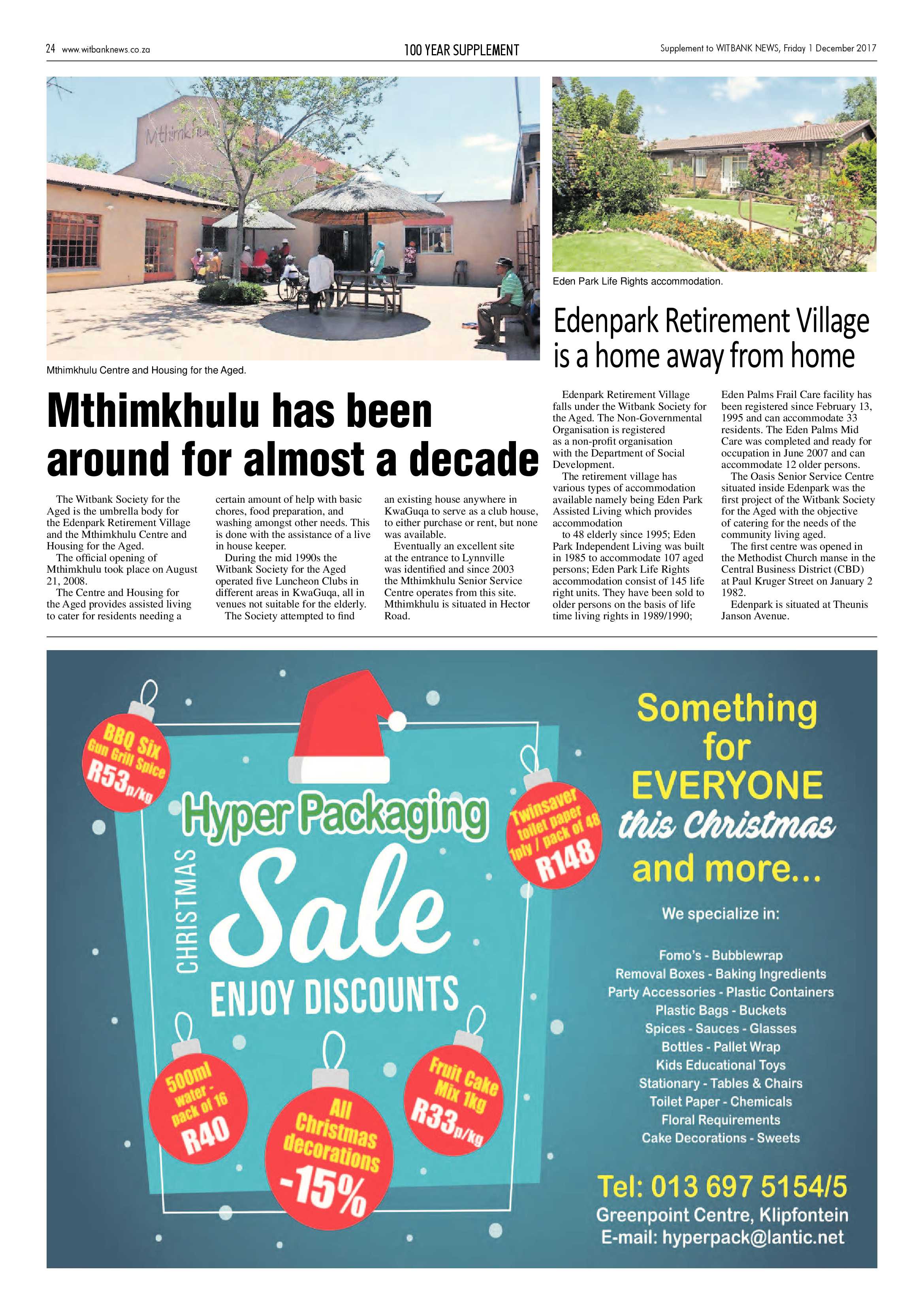 Witbank News 100 Year Supplement page 24
