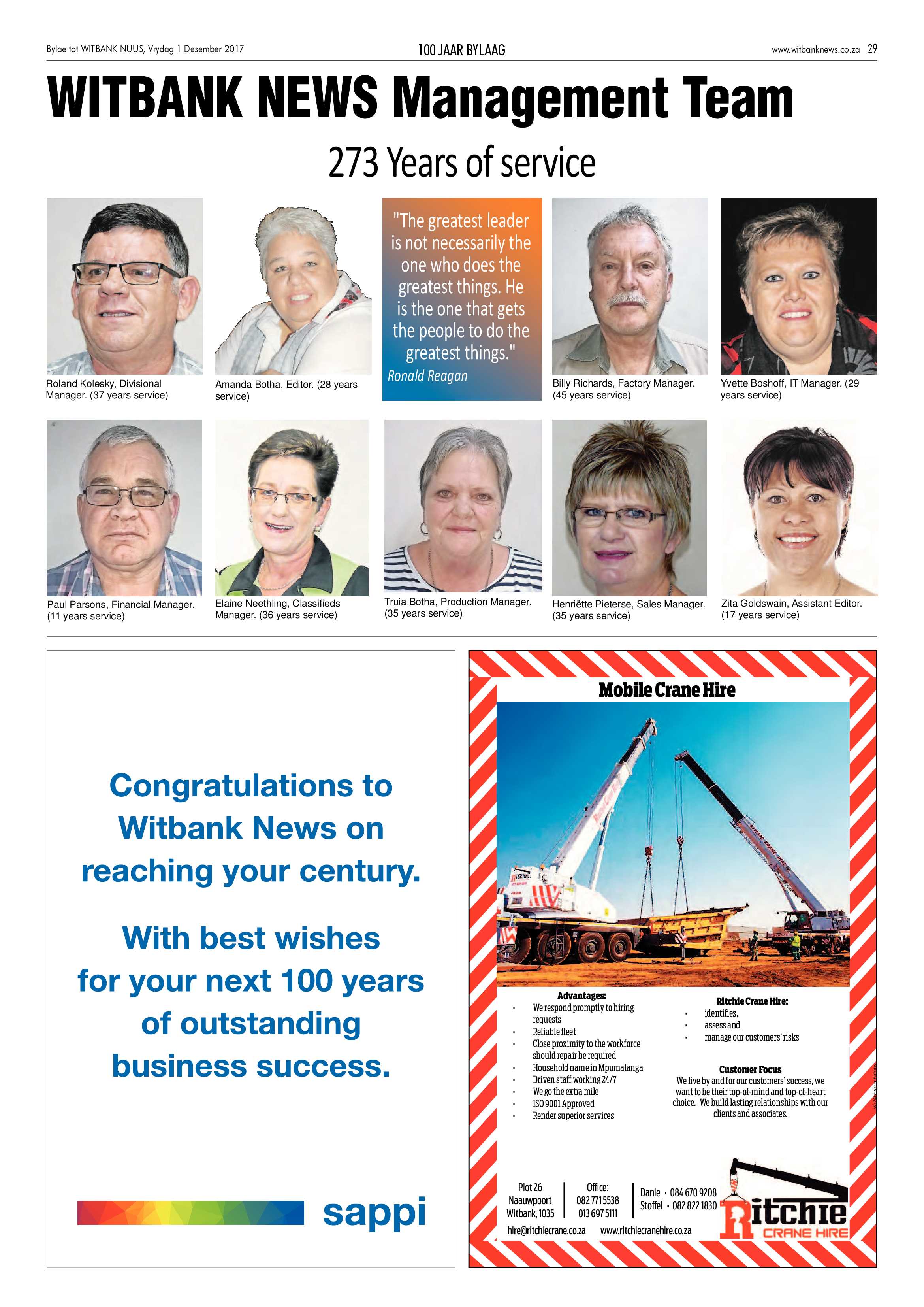 Witbank News 100 Year Supplement page 29