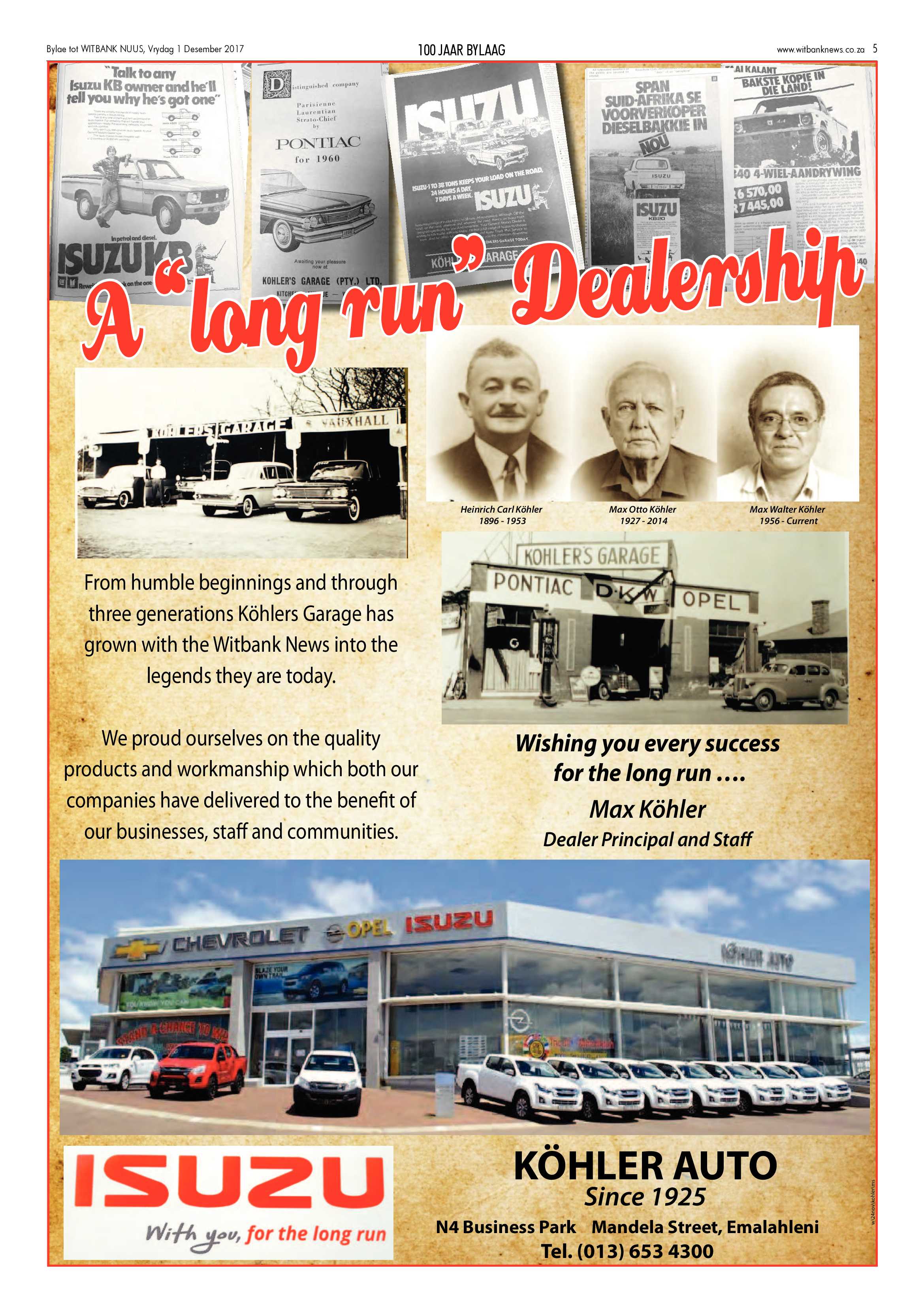 Witbank News 100 Year Supplement page 5